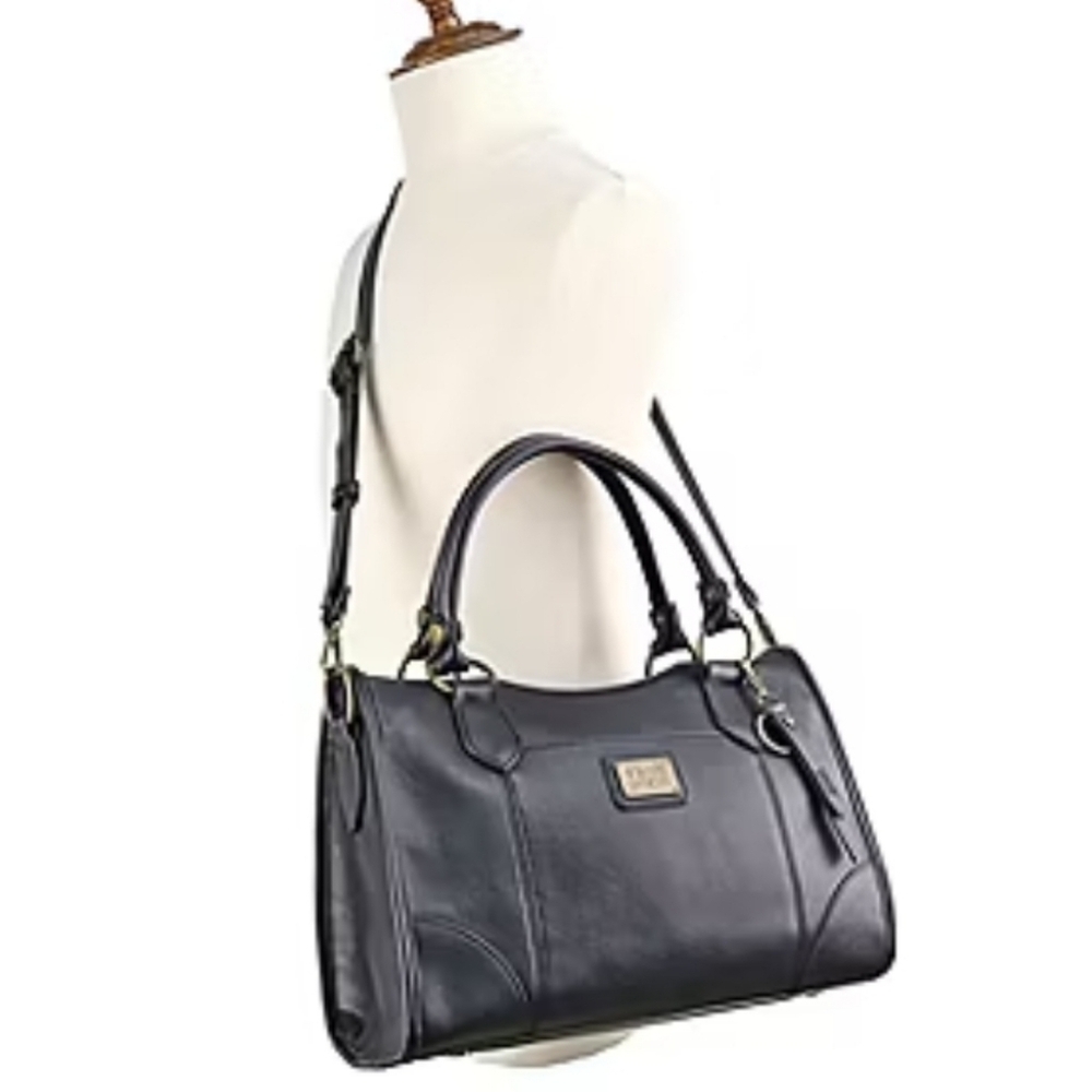Frye and Co. black Core Satchel NWOT Shoulder Bag